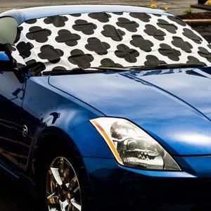 Car Printed Fabric Windshield Cover for Ice & Snow ,Frost Cover for Any Weather